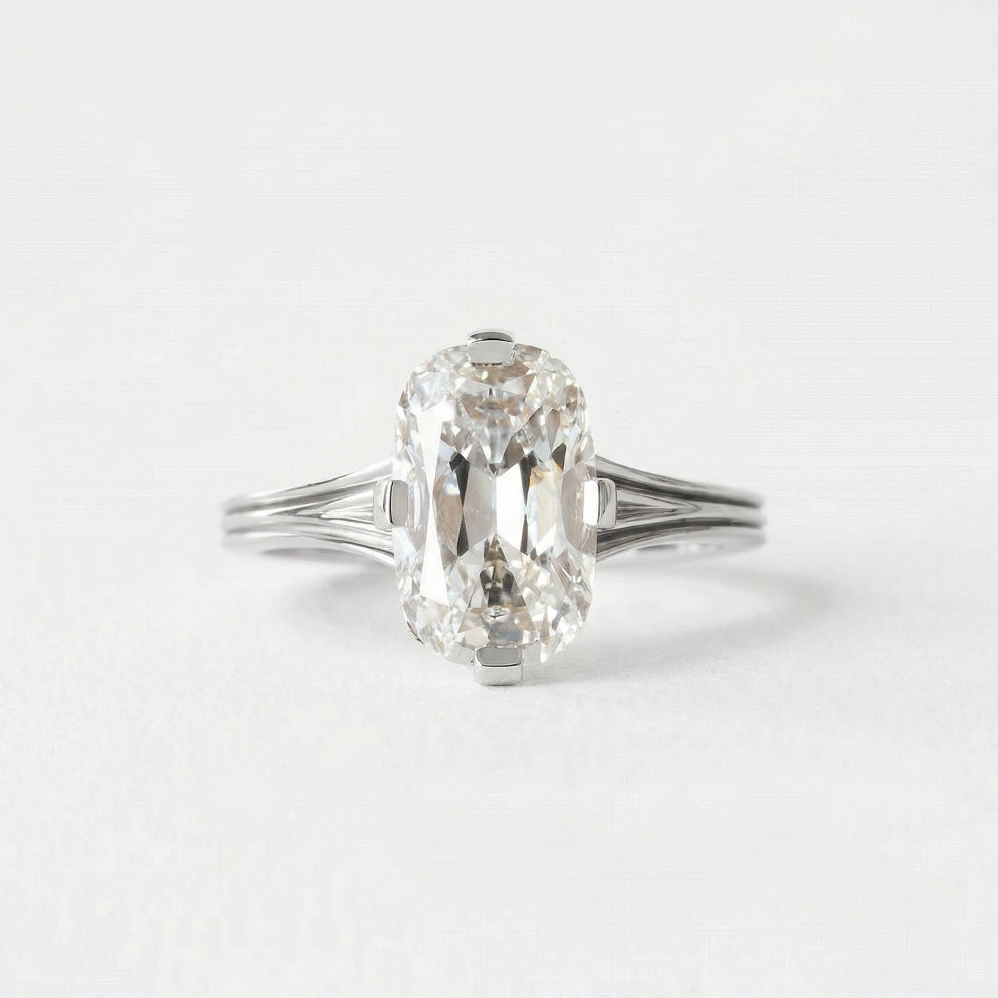 2 CT Round Halo & Pave Lab Grown Diamond Engagement Ring