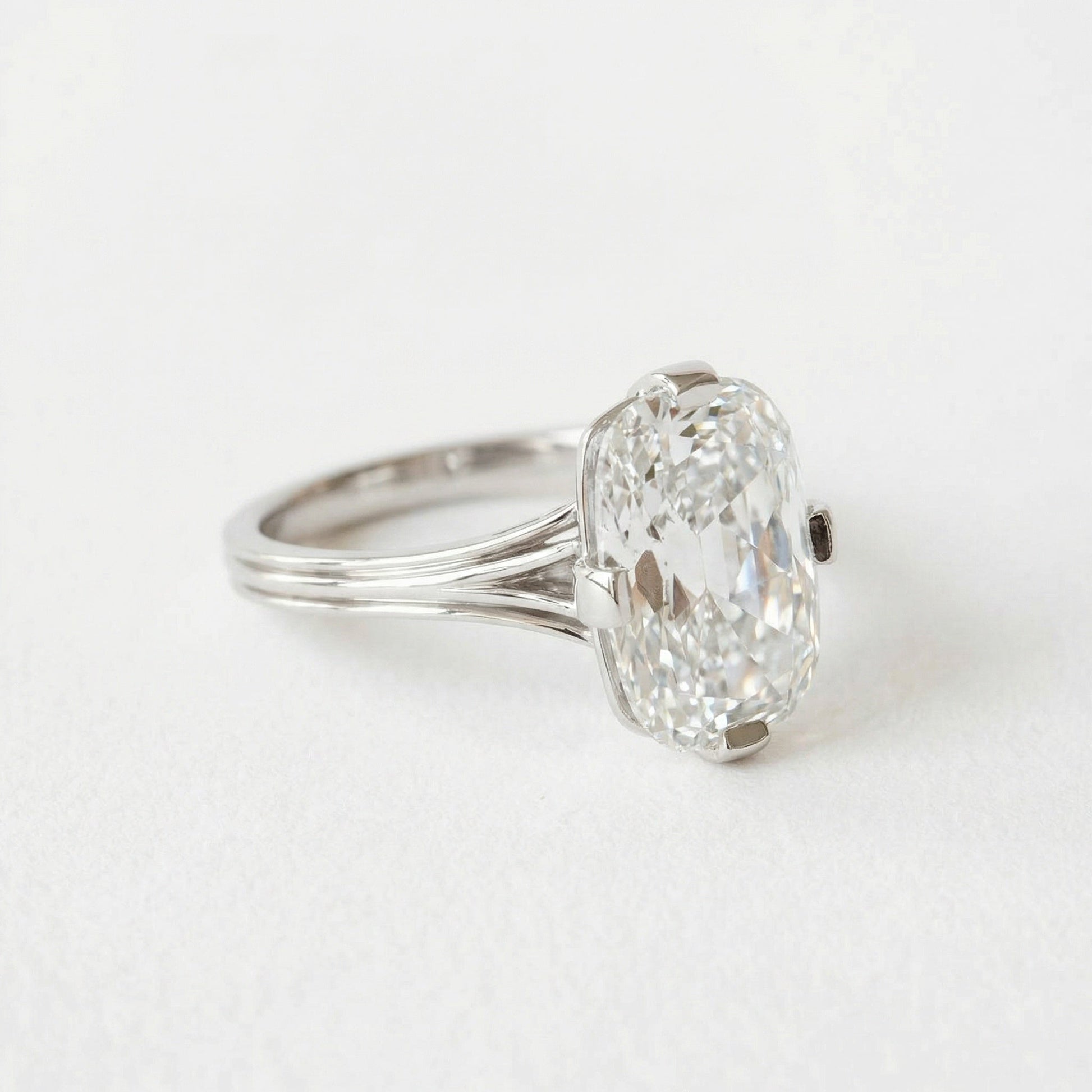 2 CT Round Halo & Pave Lab Grown Diamond Engagement Ring