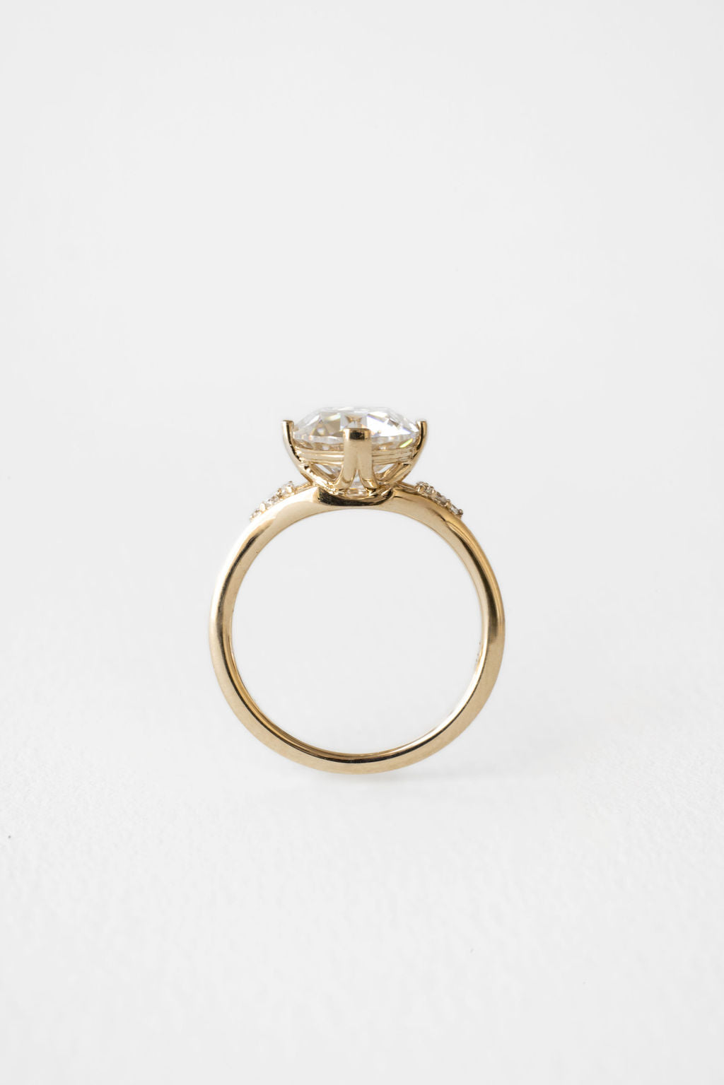 2 CT Round Halo & Pave Lab Grown Diamond Engagement Ring