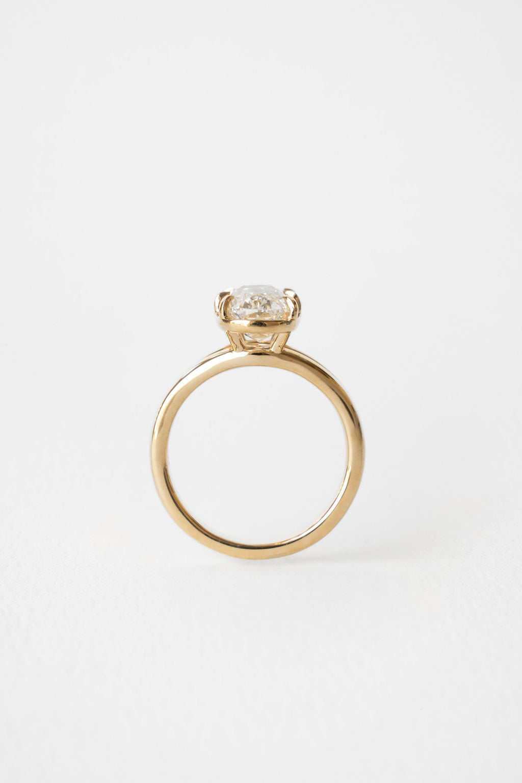 2 CT Round Halo & Pave Lab Grown Diamond Engagement Ring