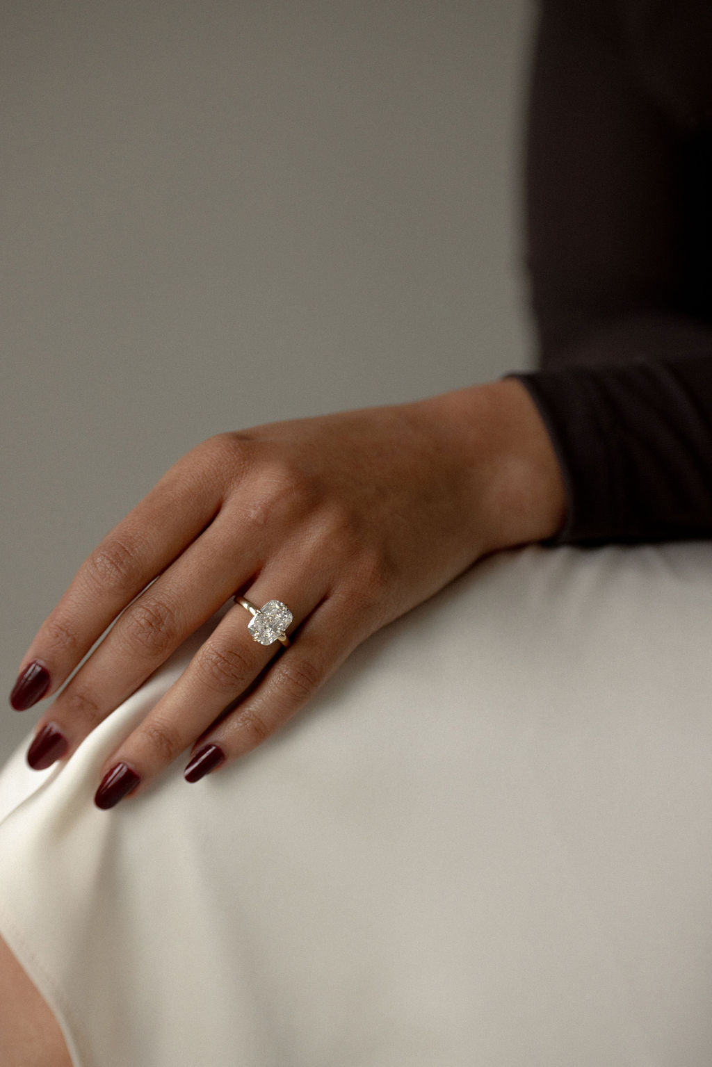 2 CT Round Halo & Pave Lab Grown Diamond Engagement Ring