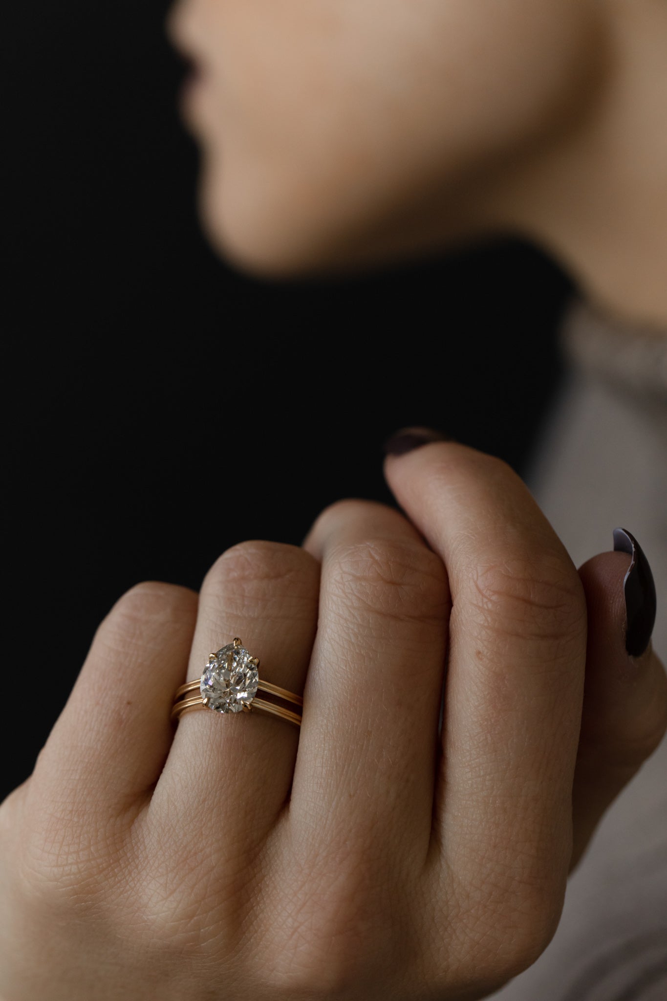 2 CT Round Halo & Pave Lab Grown Diamond Engagement Ring