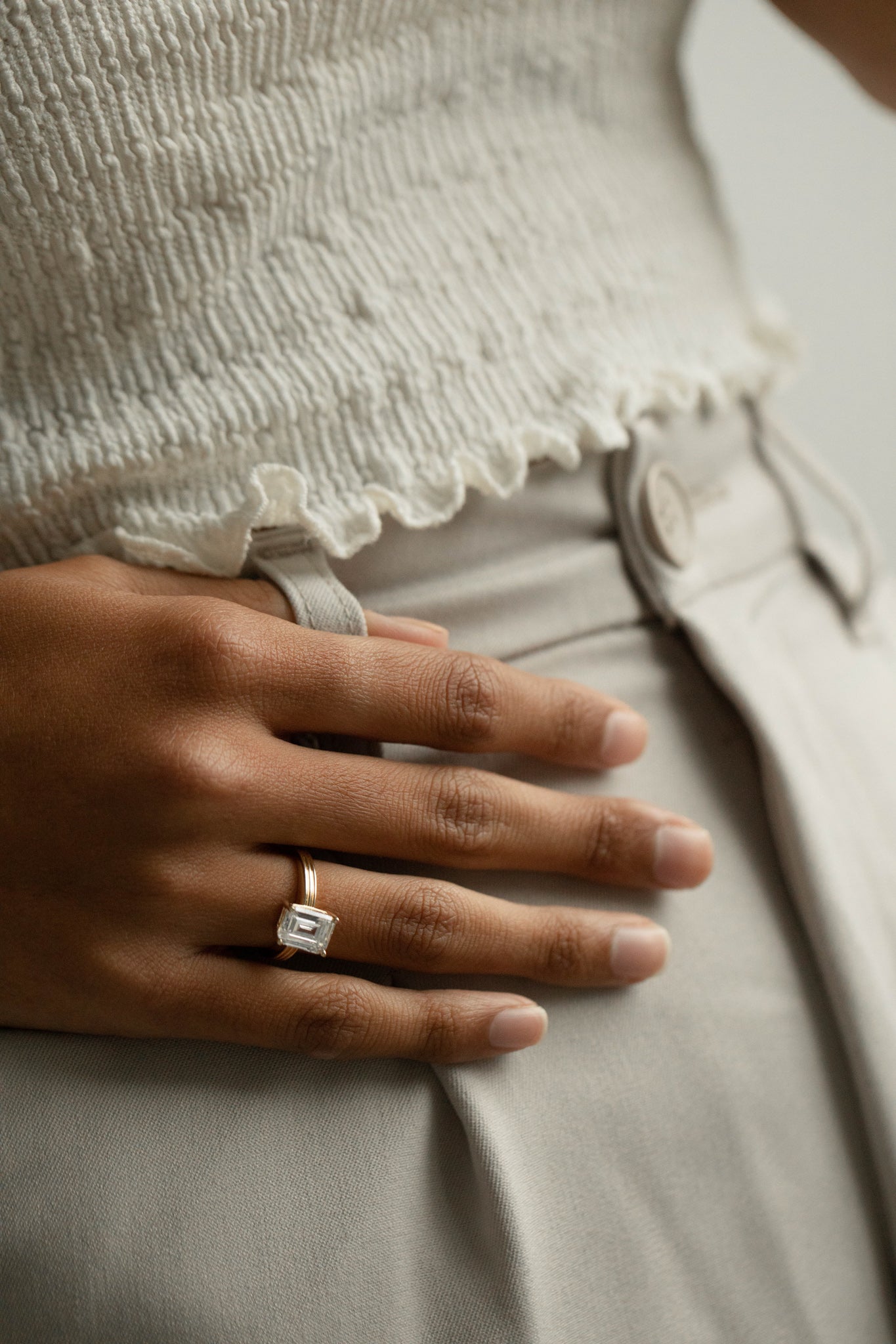2 CT Round Halo & Pave Lab Grown Diamond Engagement Ring
