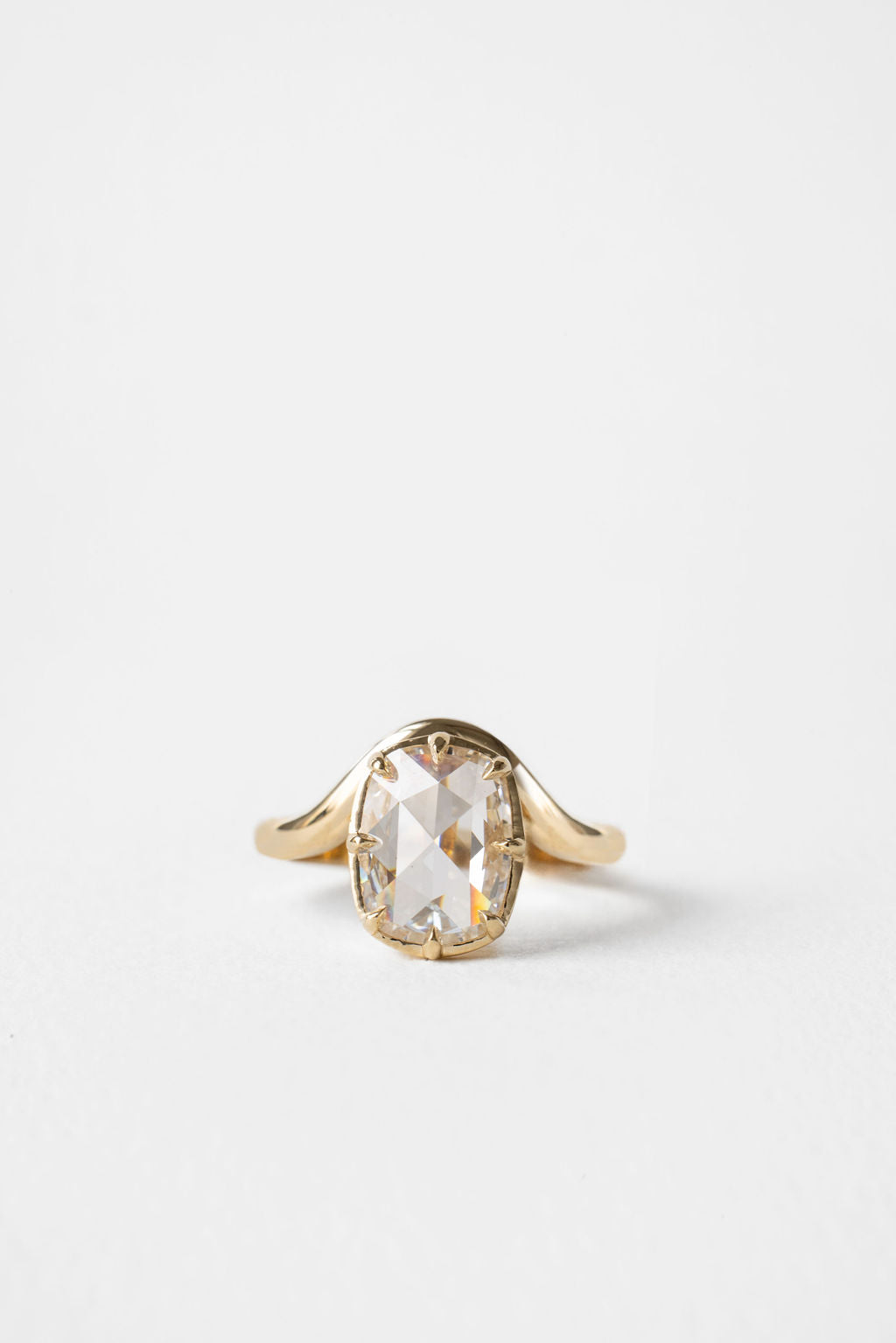 2 CT Round Halo & Pave Lab Grown Diamond Engagement Ring