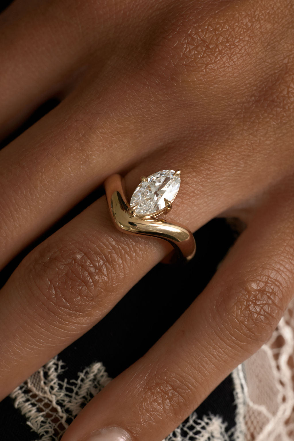 2 CT Round Halo & Pave Lab Grown Diamond Engagement Ring