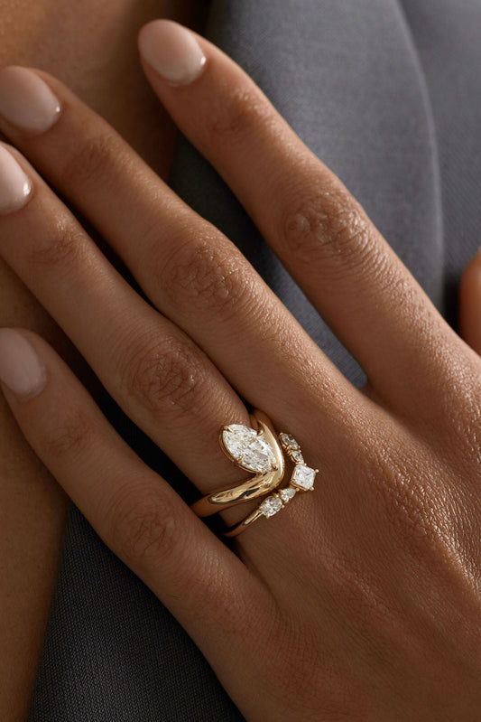 2 CT Round Halo & Pave Lab Grown Diamond Engagement Ring