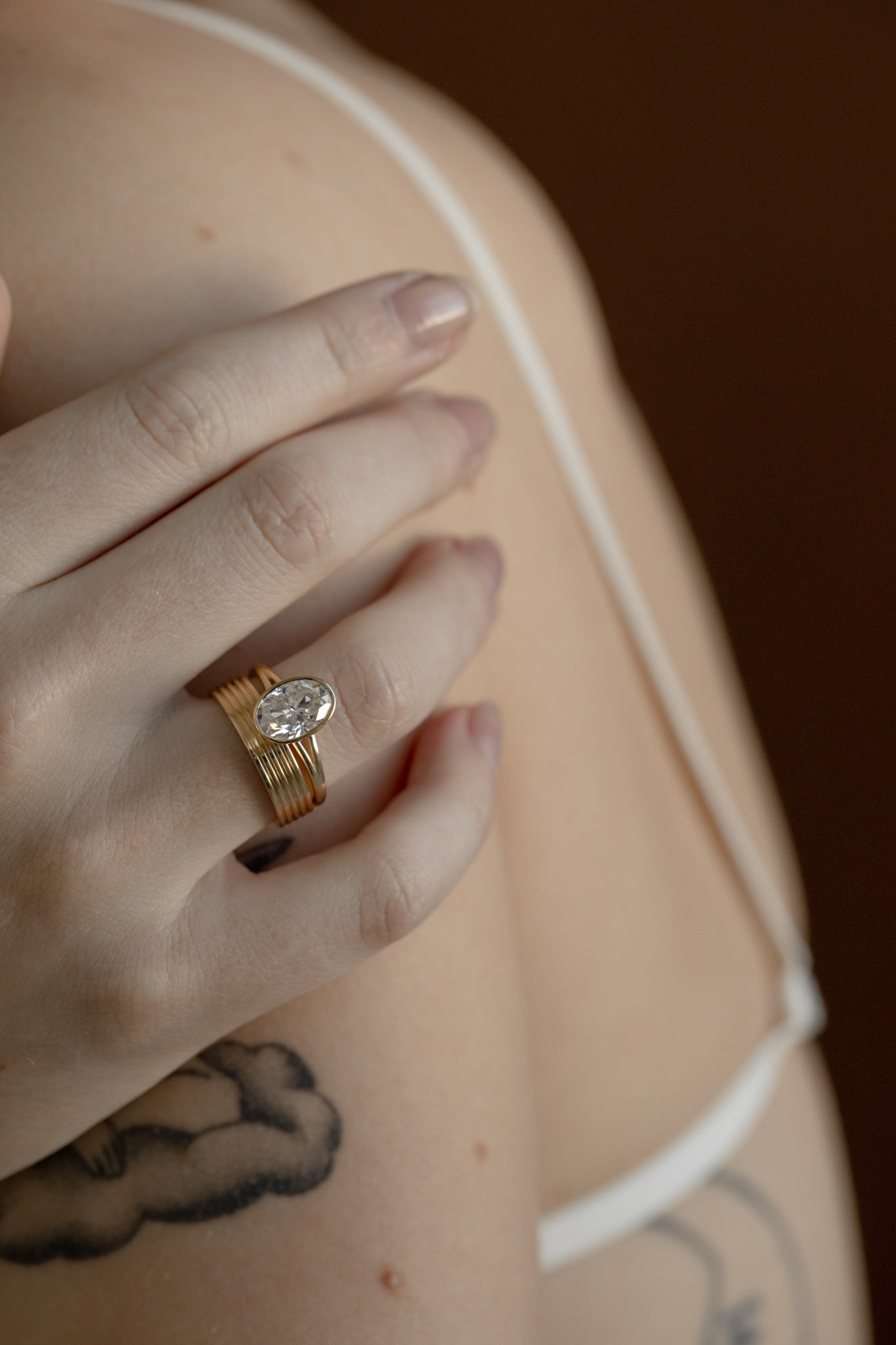 2 CT Round Halo & Pave Lab Grown Diamond Engagement Ring