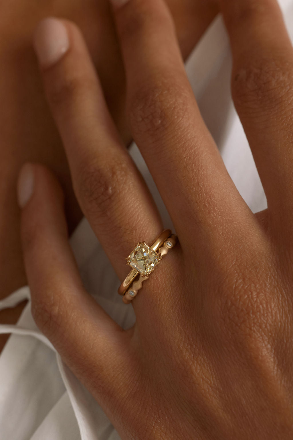 2 CT Round Halo & Pave Lab Grown Diamond Engagement Ring