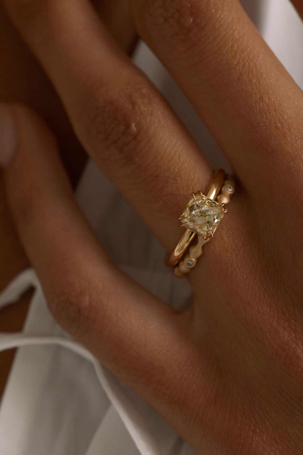 2 CT Round Halo & Pave Lab Grown Diamond Engagement Ring