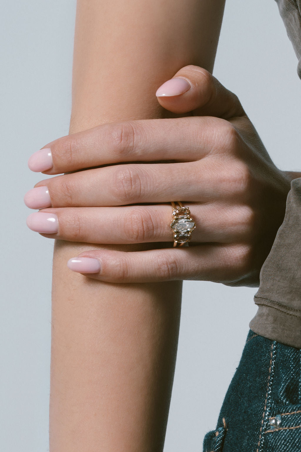 2 CT Round Halo & Pave Lab Grown Diamond Engagement Ring