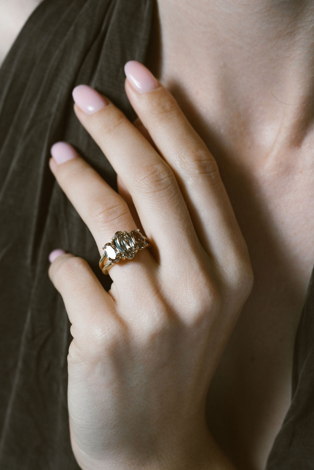 2 CT Round Halo & Pave Lab Grown Diamond Engagement Ring
