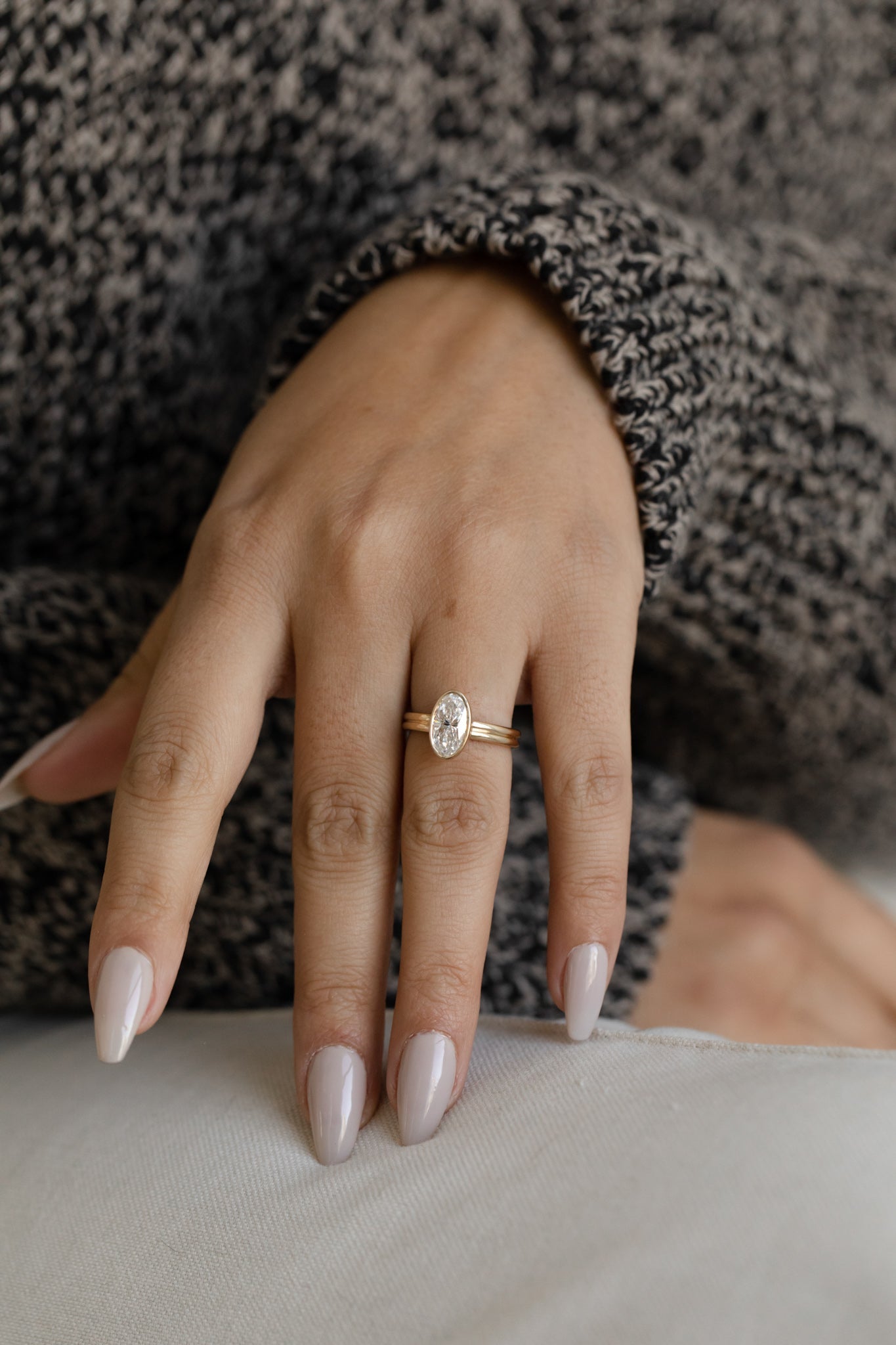 2 CT Round Halo & Pave Lab Grown Diamond Engagement Ring