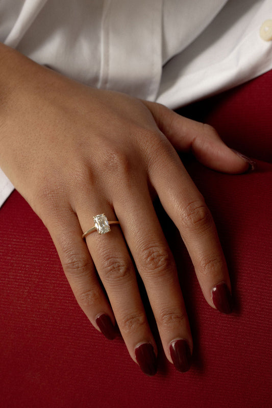 2 CT Round Halo & Pave Lab Grown Diamond Engagement Ring
