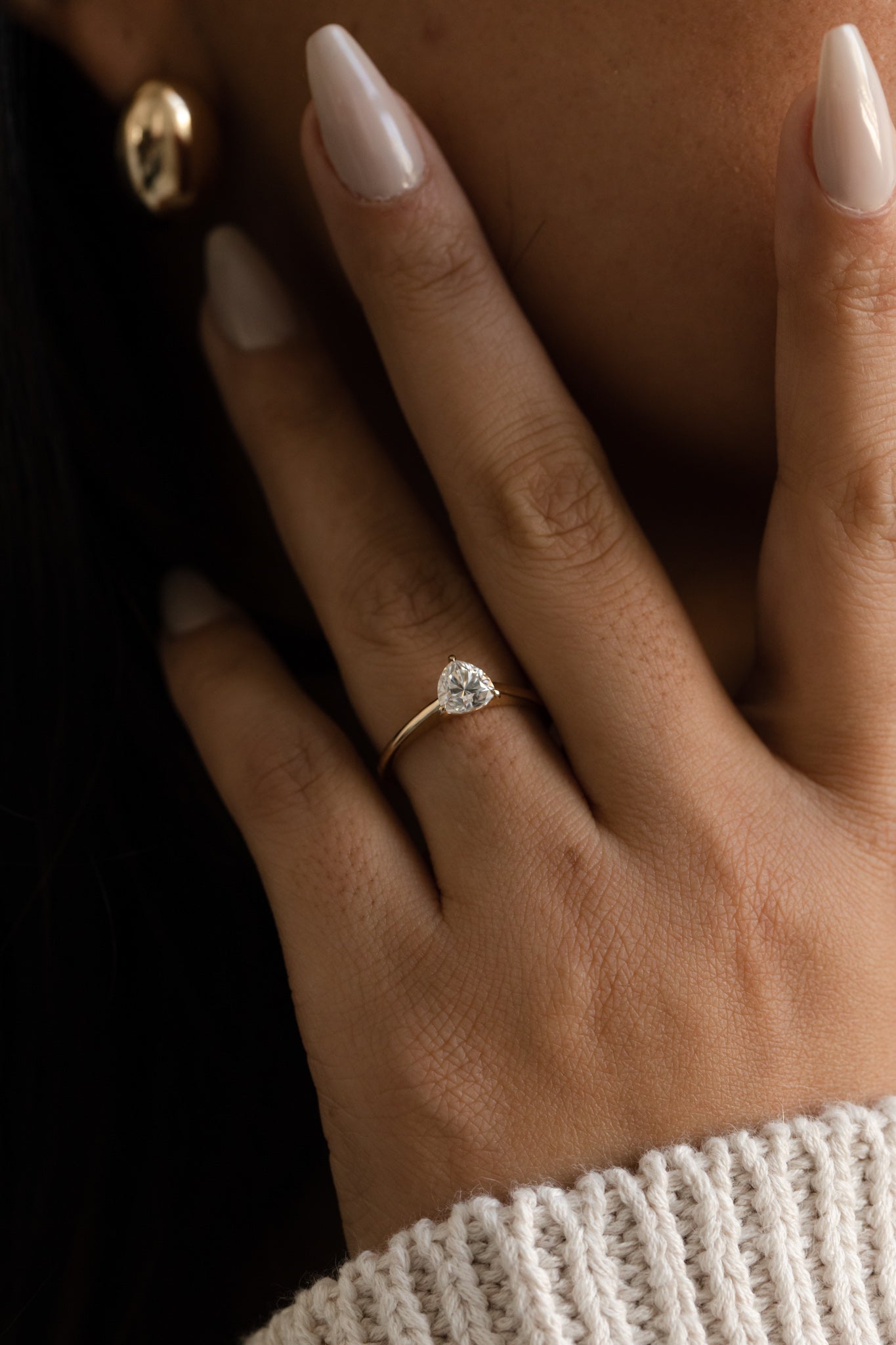 2 CT Round Halo & Pave Lab Grown Diamond Engagement Ring