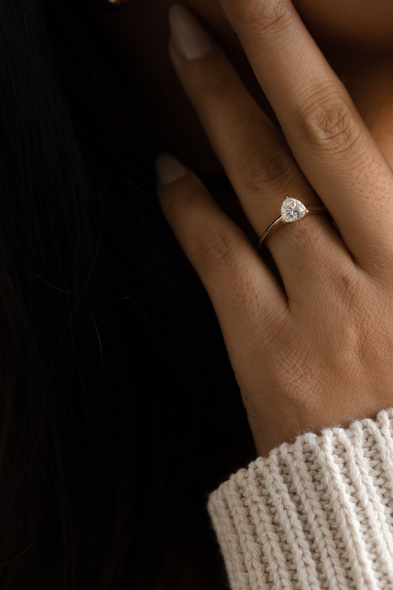 2 CT Round Halo & Pave Lab Grown Diamond Engagement Ring