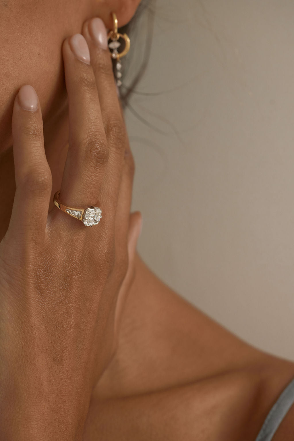 2 CT Round Halo & Pave Lab Grown Diamond Engagement Ring