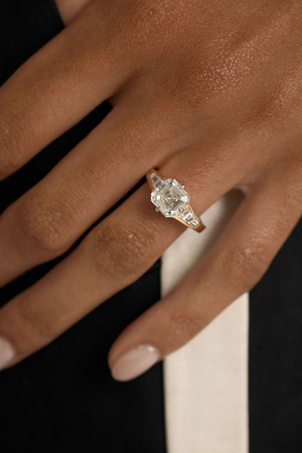 2 CT Round Halo & Pave Lab Grown Diamond Engagement Ring