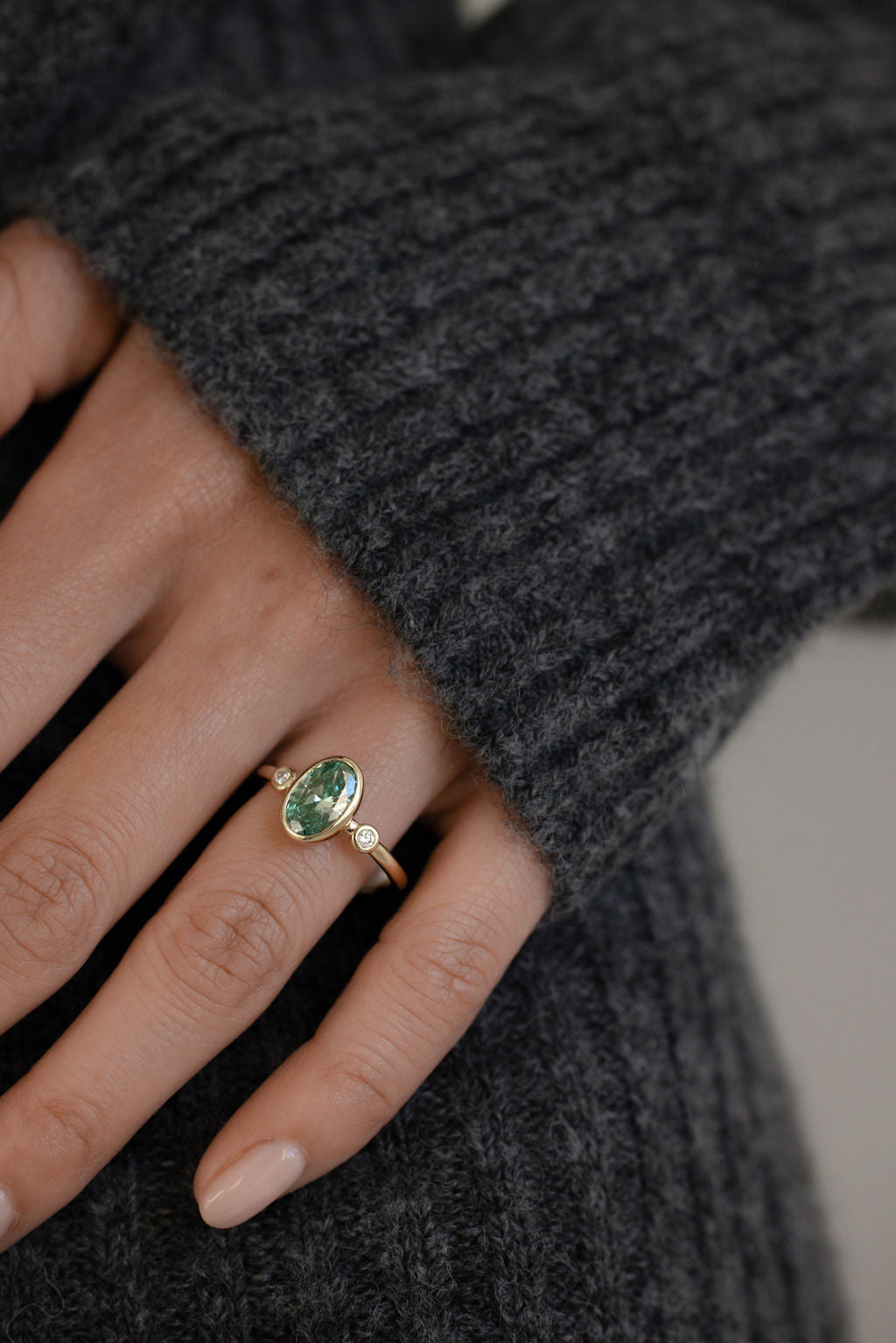 2 CT Round Halo & Pave Lab Grown Diamond Engagement Ring