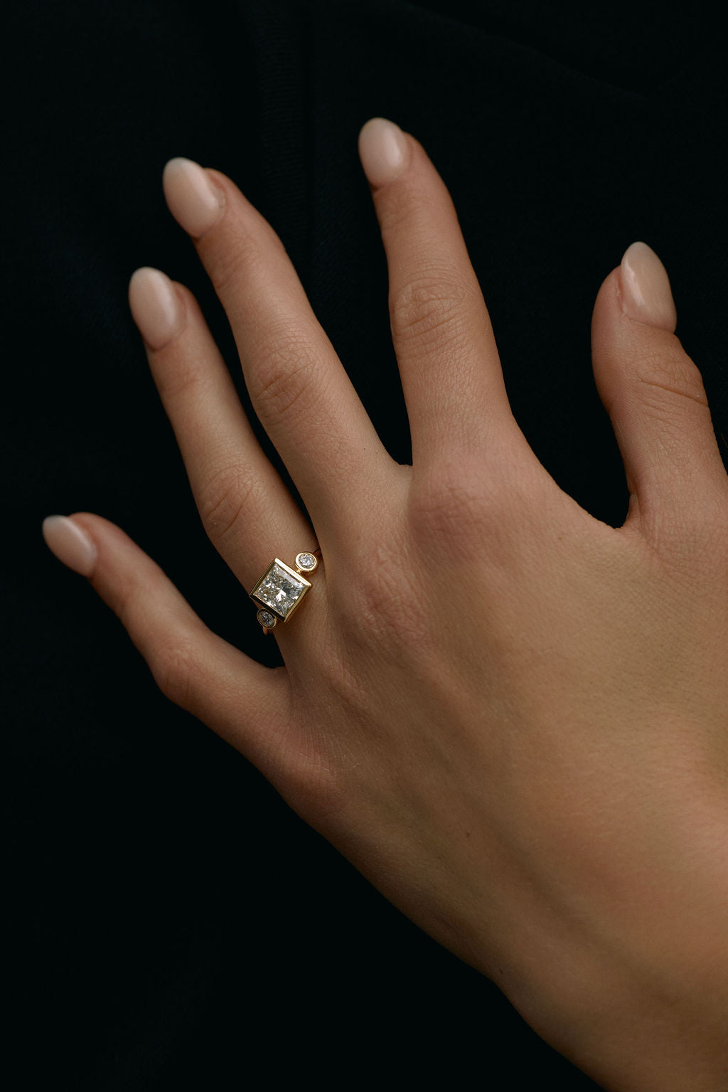 2 CT Round Halo & Pave Lab Grown Diamond Engagement Ring