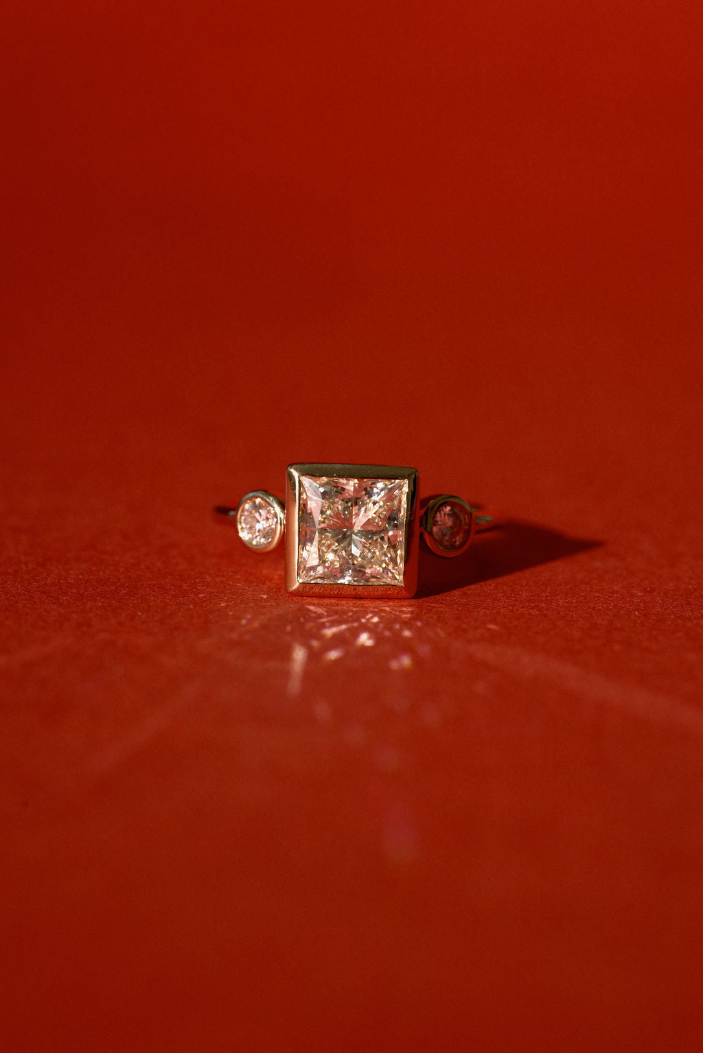 2 CT Round Halo & Pave Lab Grown Diamond Engagement Ring