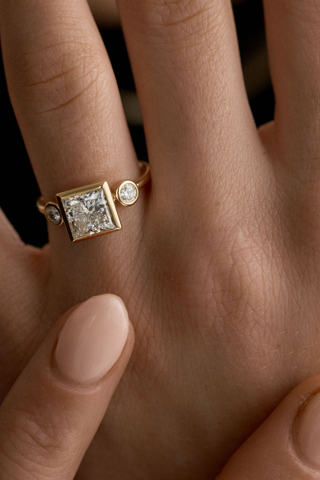 2 CT Round Halo & Pave Lab Grown Diamond Engagement Ring