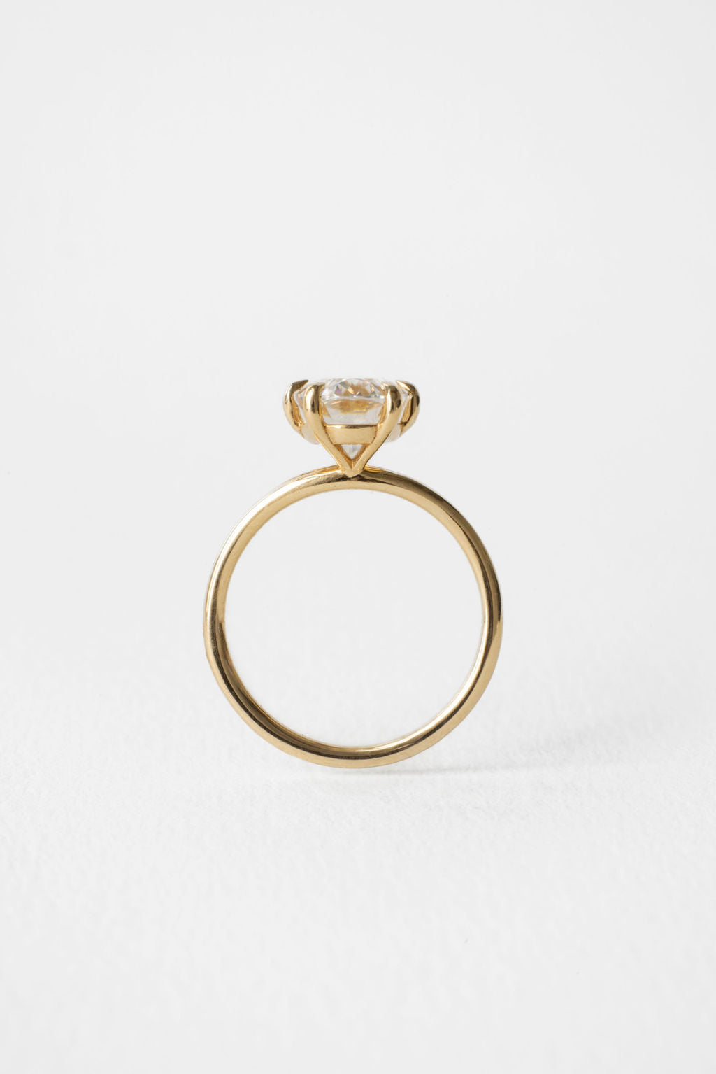2 CT Round Halo & Pave Lab Grown Diamond Engagement Ring