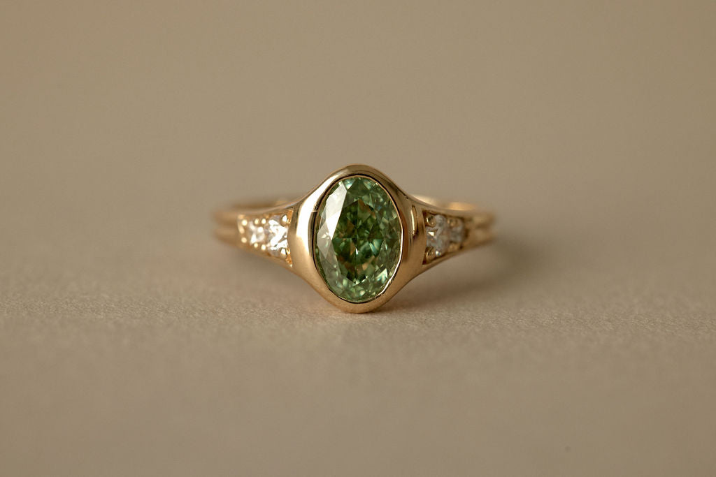 2 CT Round Halo & Pave Lab Grown Diamond Engagement Ring