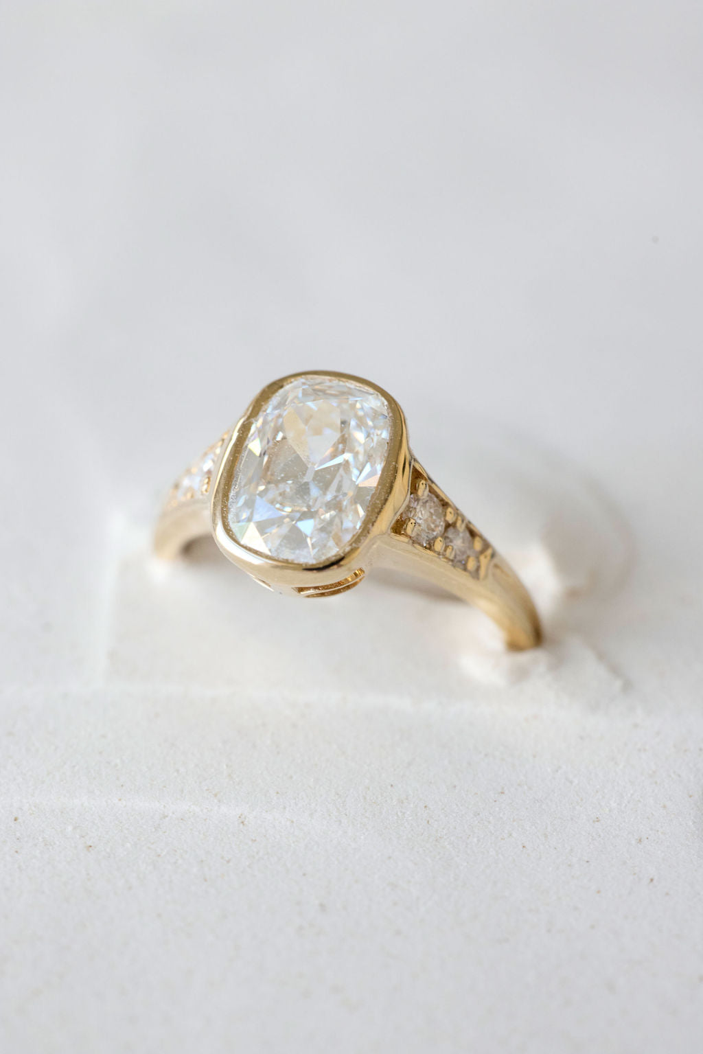 2 CT Round Halo & Pave Lab Grown Diamond Engagement Ring