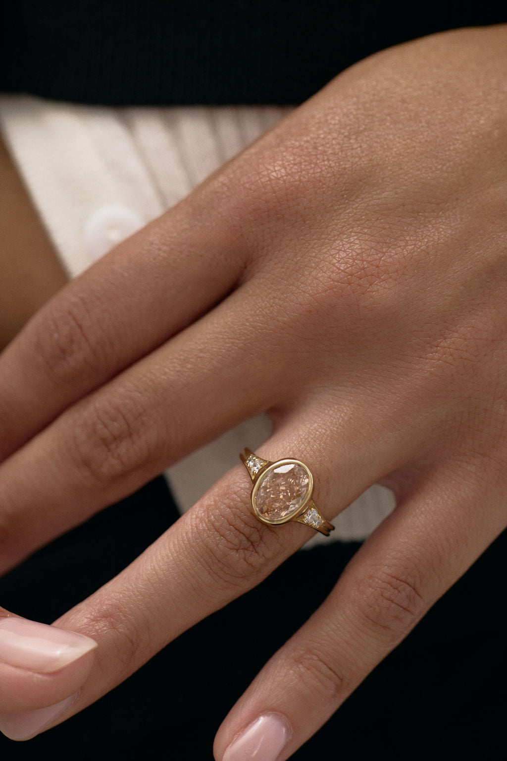 2 CT Round Halo & Pave Lab Grown Diamond Engagement Ring