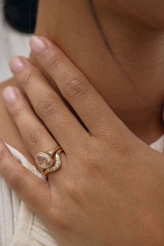 2 CT Round Halo & Pave Lab Grown Diamond Engagement Ring