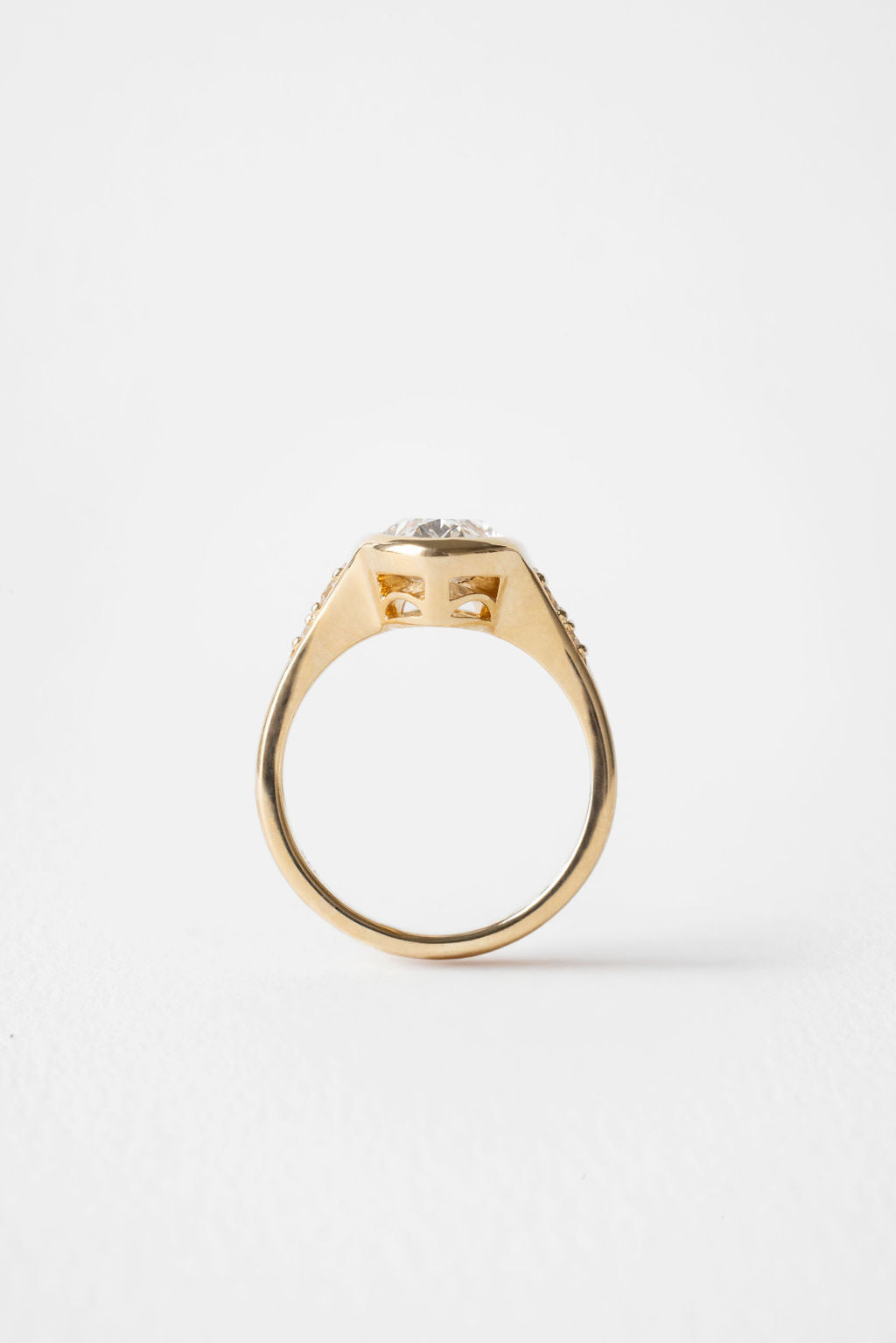 2 CT Round Halo & Pave Lab Grown Diamond Engagement Ring