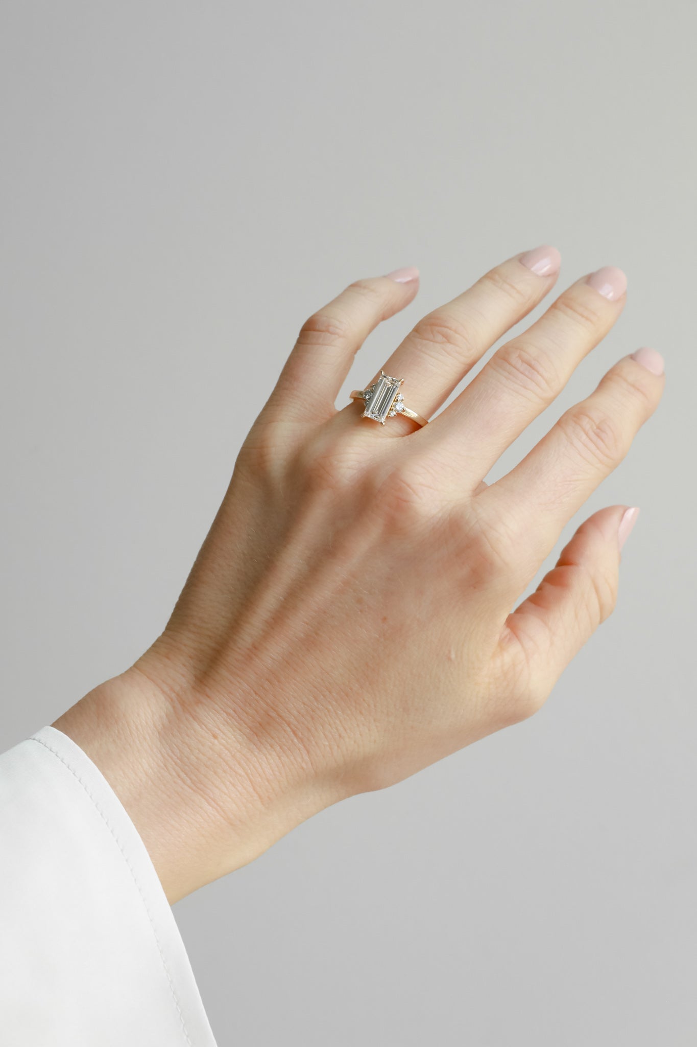 2 CT Round Halo & Pave Lab Grown Diamond Engagement Ring