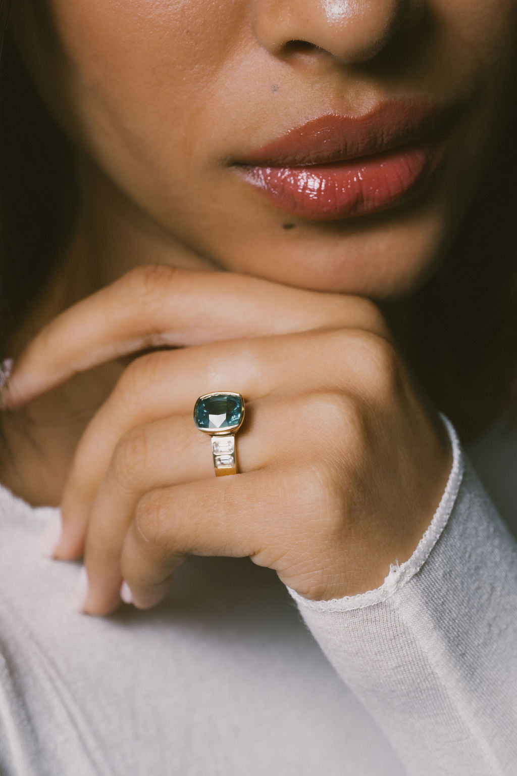 2 CT Round Halo & Pave Lab Grown Diamond Engagement Ring