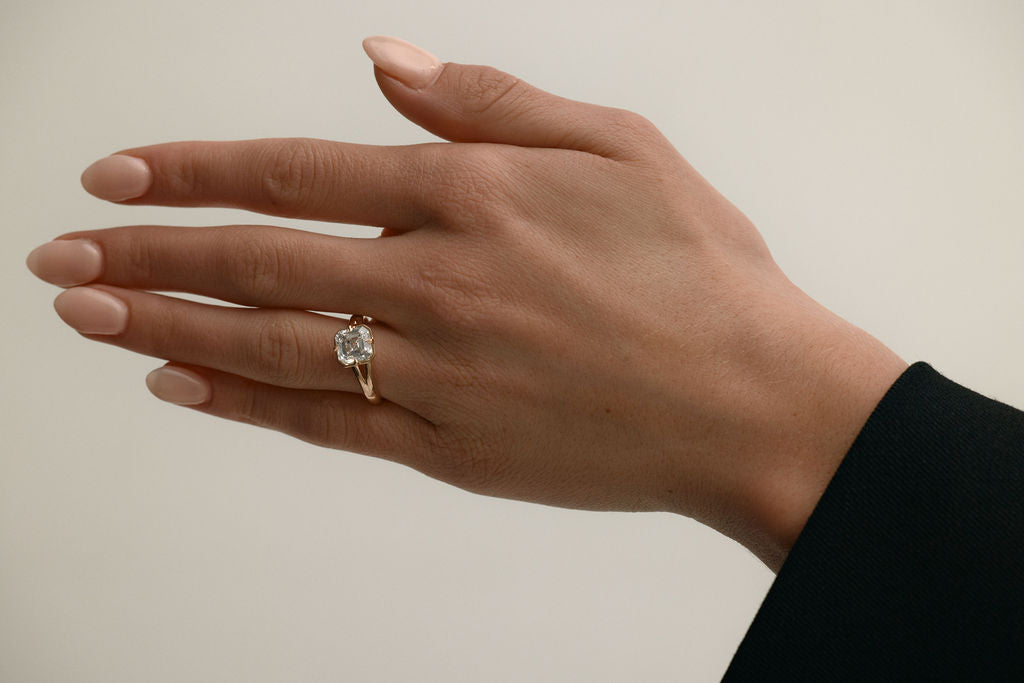 2 CT Round Halo & Pave Lab Grown Diamond Engagement Ring