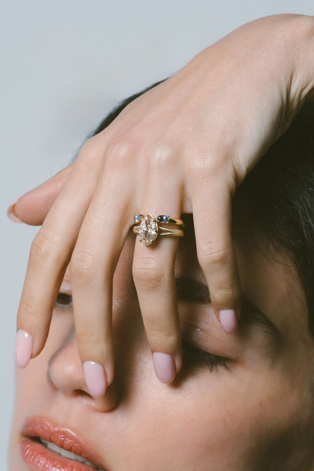 2 CT Round Halo & Pave Lab Grown Diamond Engagement Ring