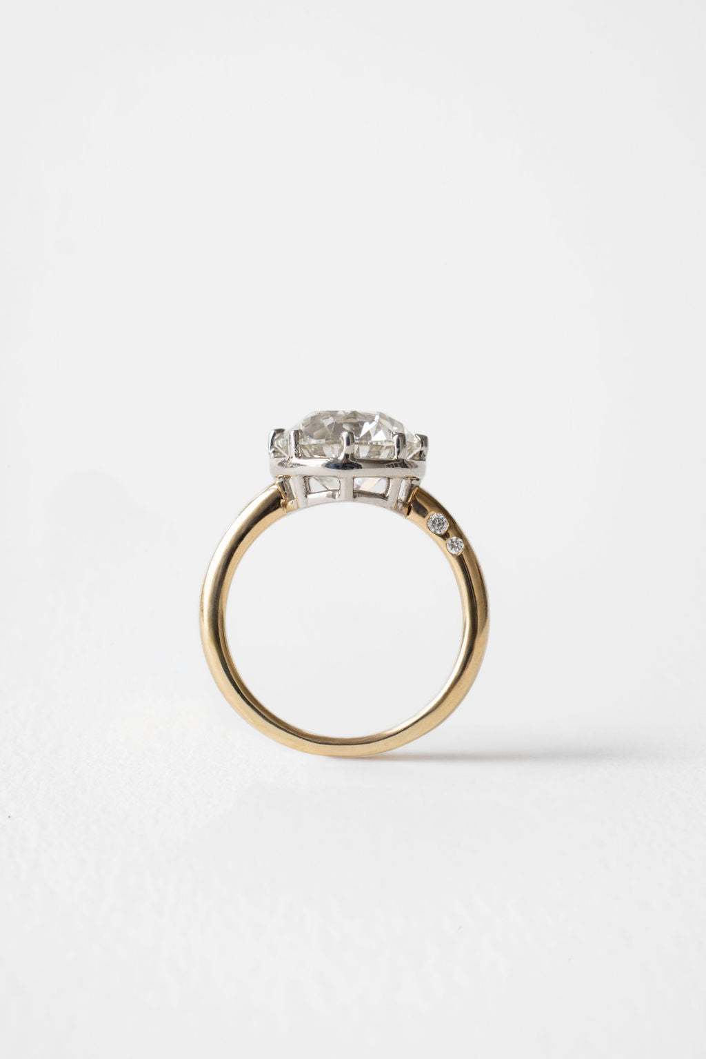 2 CT Round Halo & Pave Lab Grown Diamond Engagement Ring