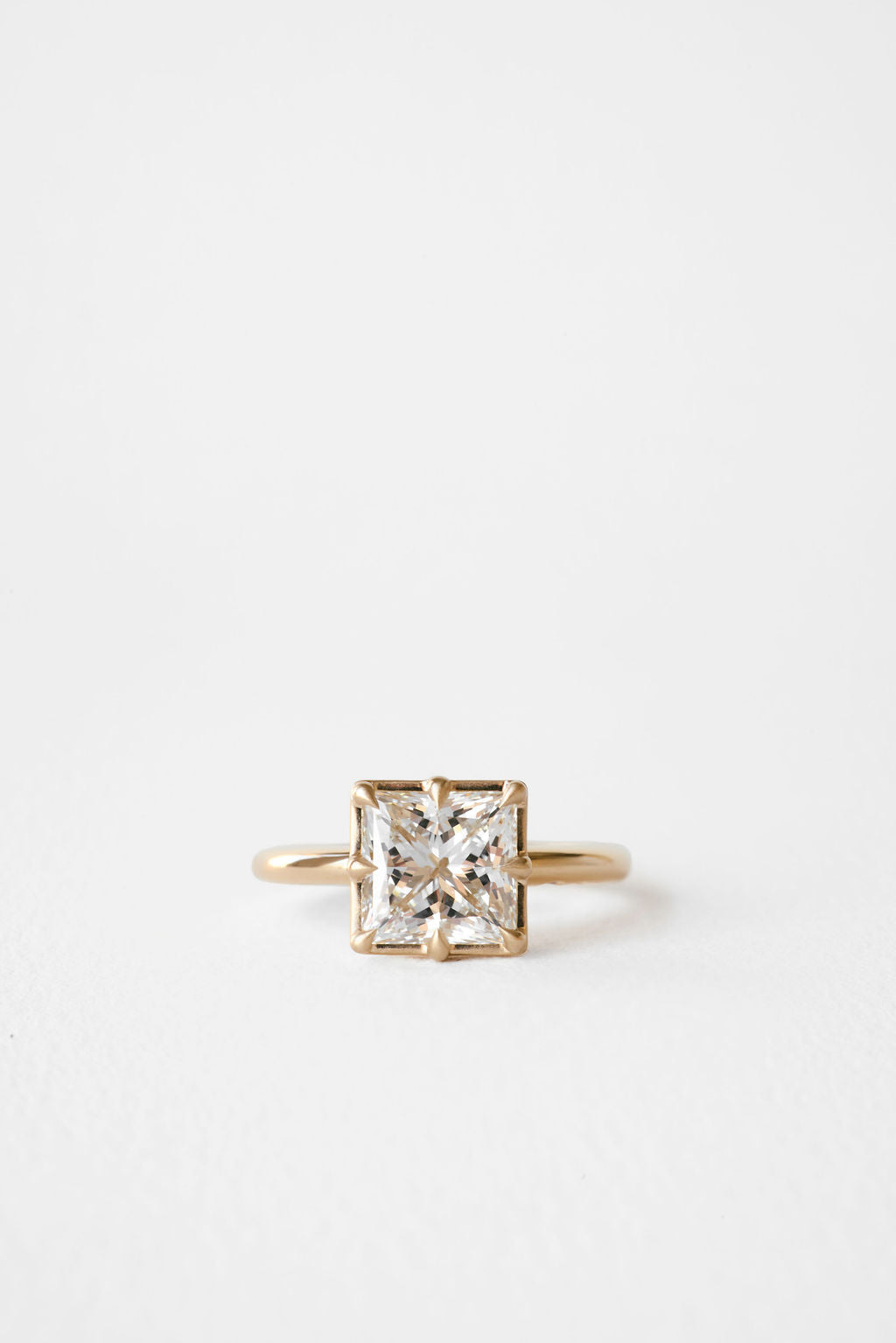 2 CT Round Halo & Pave Lab Grown Diamond Engagement Ring
