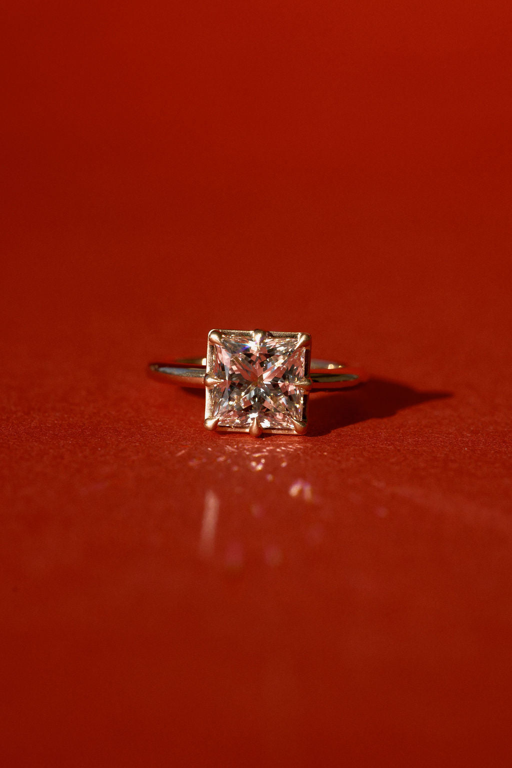 2 CT Round Halo & Pave Lab Grown Diamond Engagement Ring