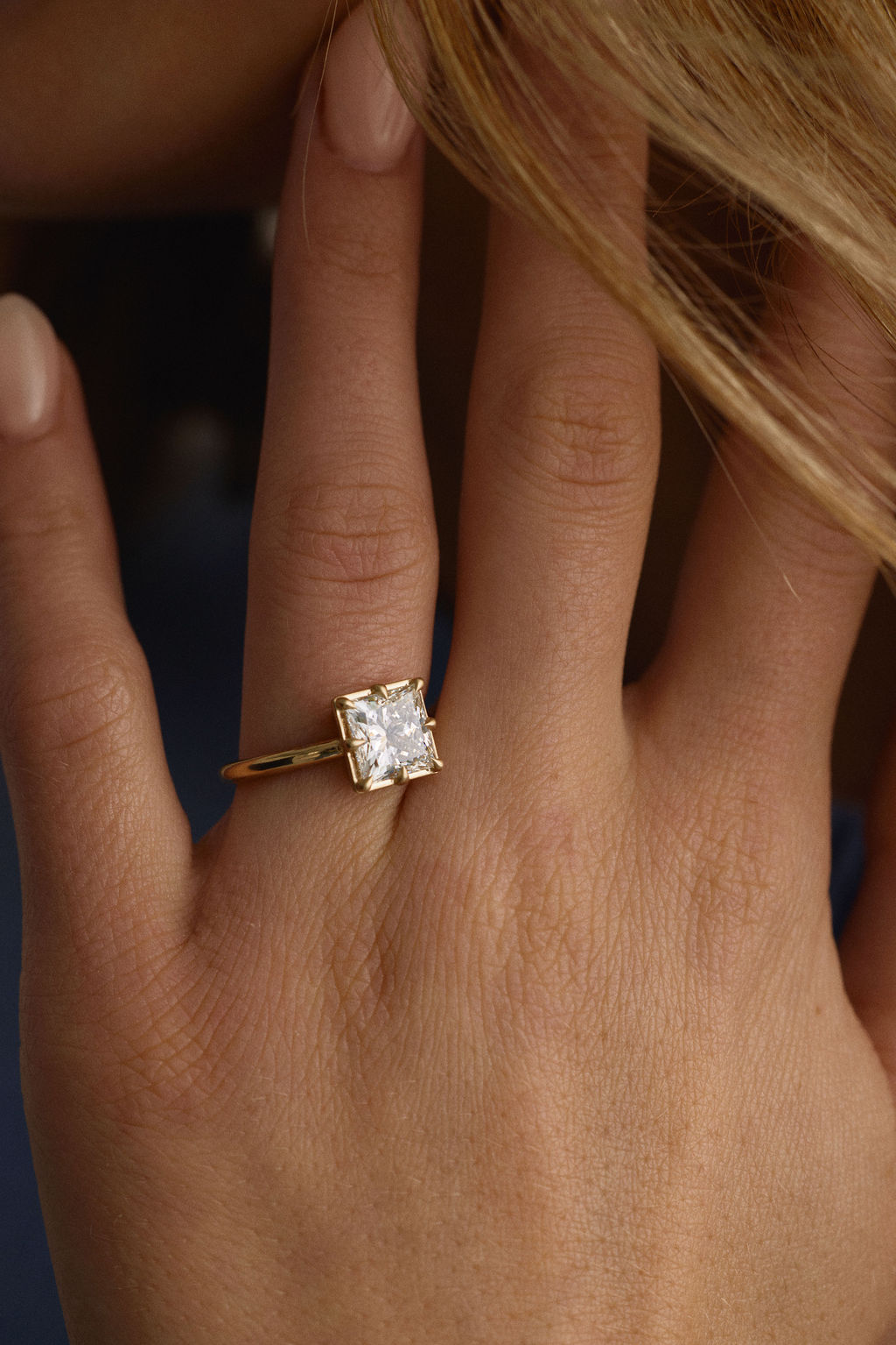 2 CT Round Halo & Pave Lab Grown Diamond Engagement Ring