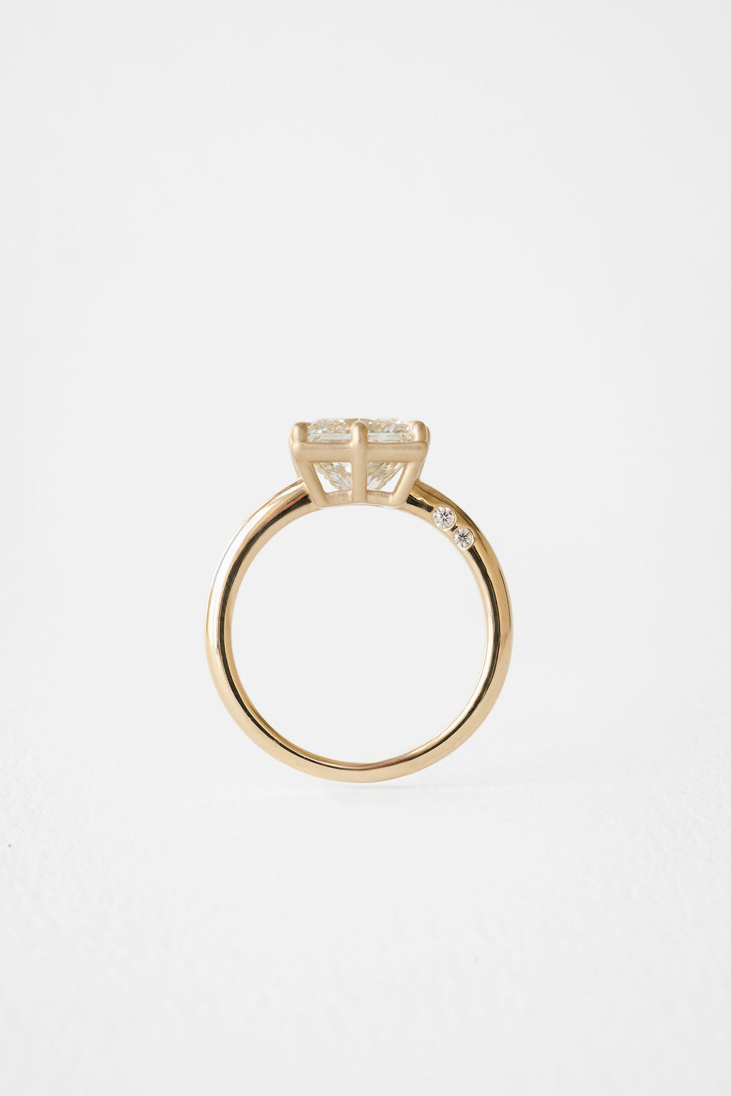 2 CT Round Halo & Pave Lab Grown Diamond Engagement Ring