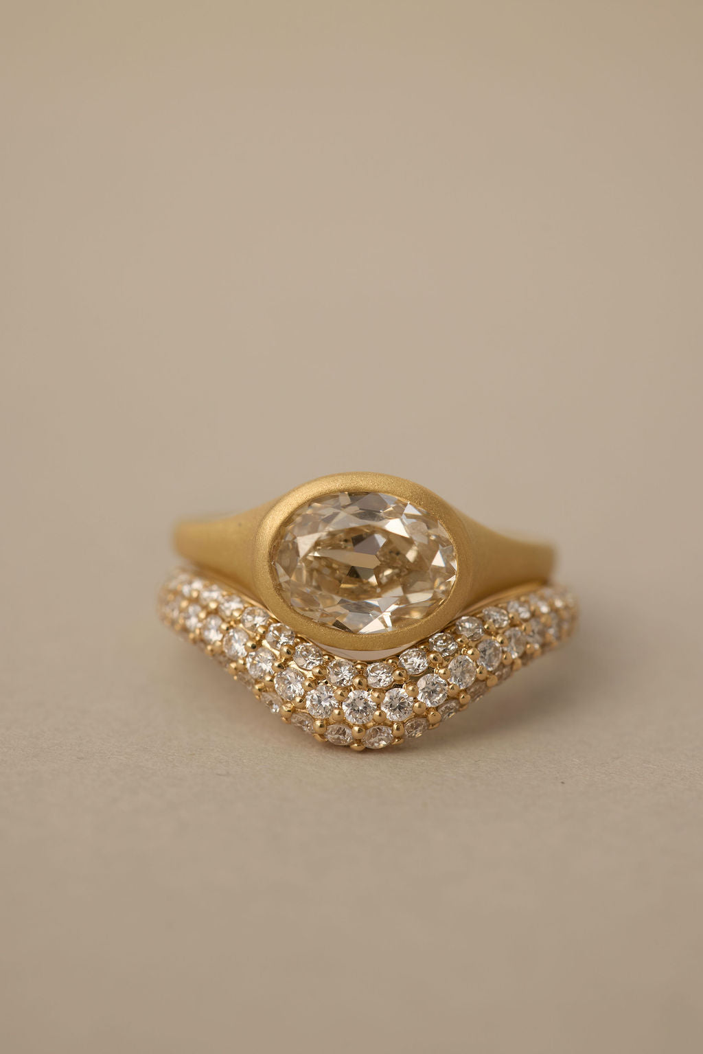 2 CT Round Halo & Pave Lab Grown Diamond Engagement Ring