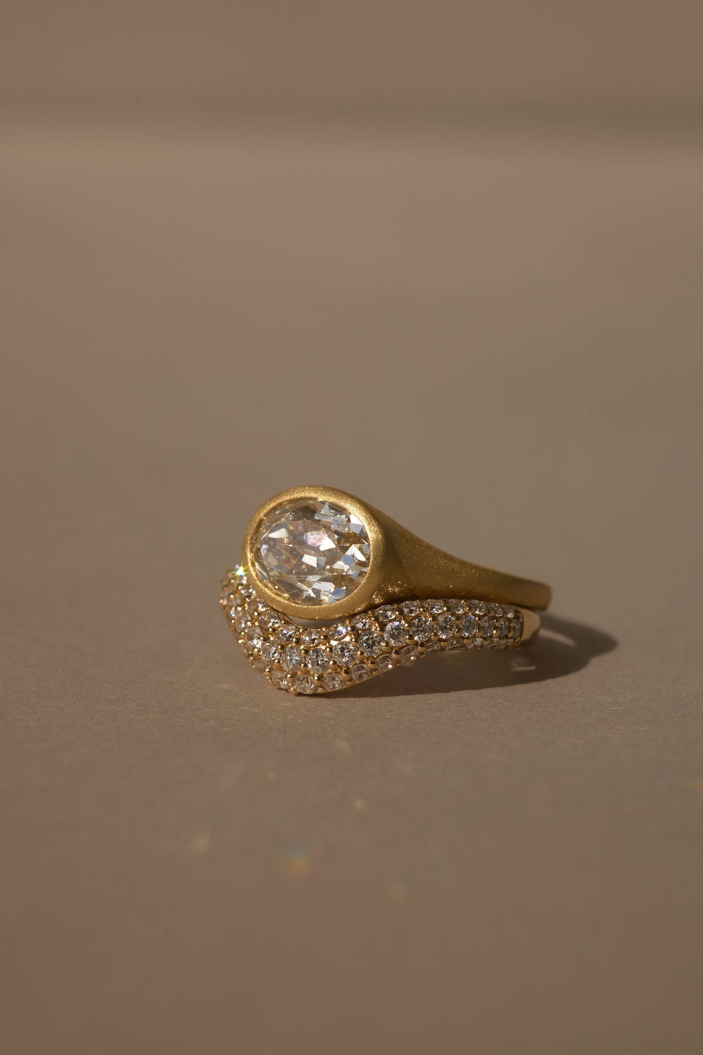 2 CT Round Halo & Pave Lab Grown Diamond Engagement Ring