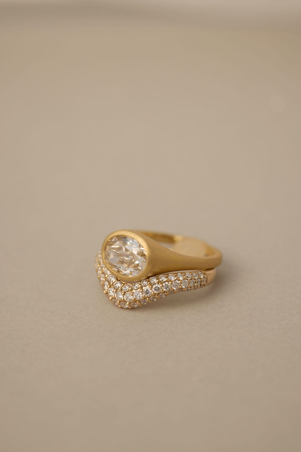 2 CT Round Halo & Pave Lab Grown Diamond Engagement Ring