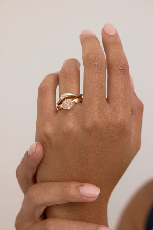 2 CT Round Halo & Pave Lab Grown Diamond Engagement Ring