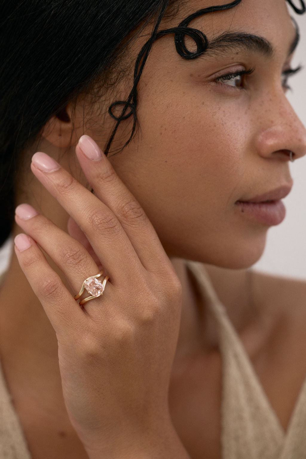 2 CT Round Halo & Pave Lab Grown Diamond Engagement Ring