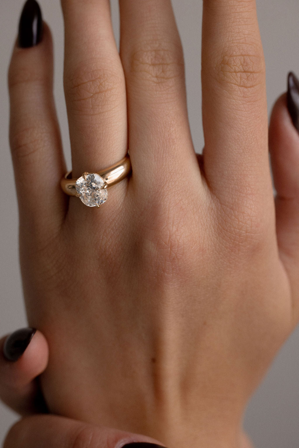 2 CT Round Halo & Pave Lab Grown Diamond Engagement Ring