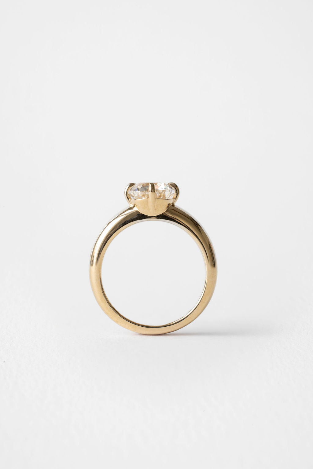 2 CT Round Halo & Pave Lab Grown Diamond Engagement Ring