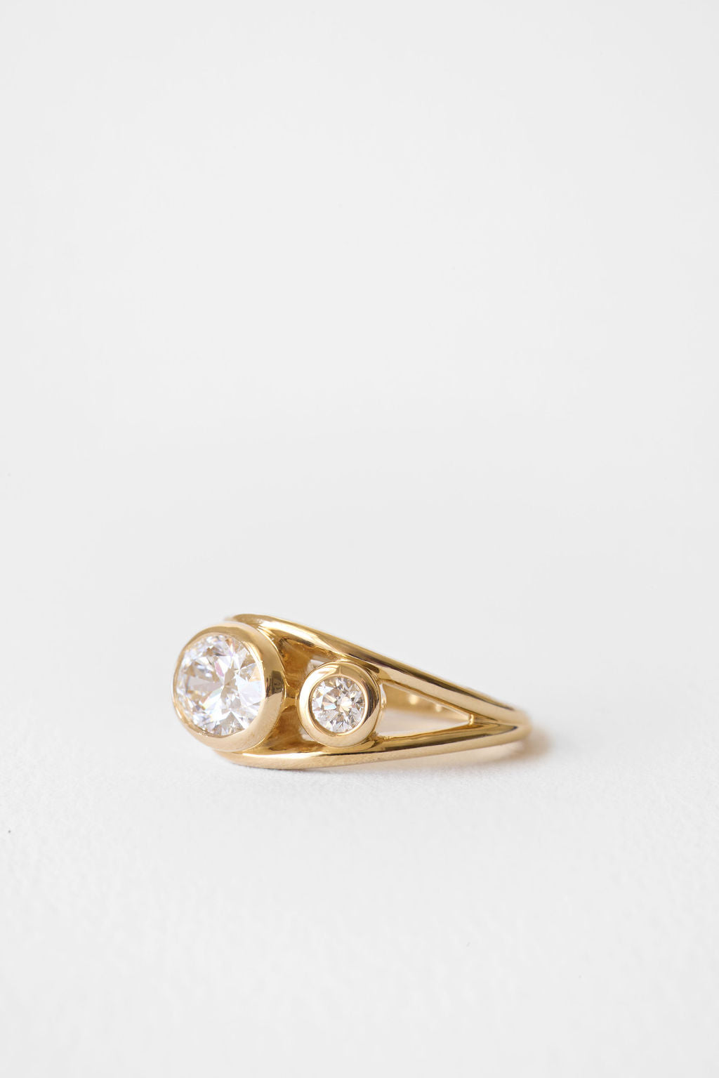 2 CT Round Halo & Pave Lab Grown Diamond Engagement Ring