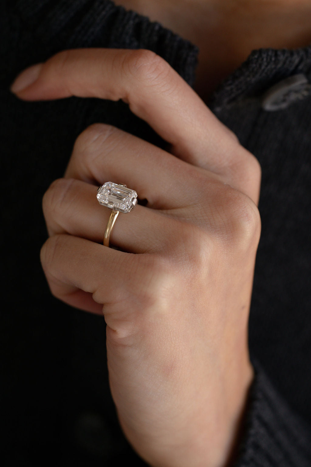 2 CT Round Halo & Pave Lab Grown Diamond Engagement Ring
