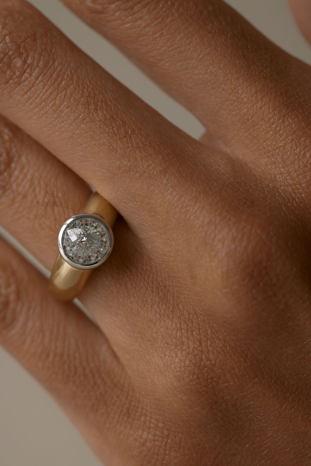 2 CT Round Halo & Pave Lab Grown Diamond Engagement Ring